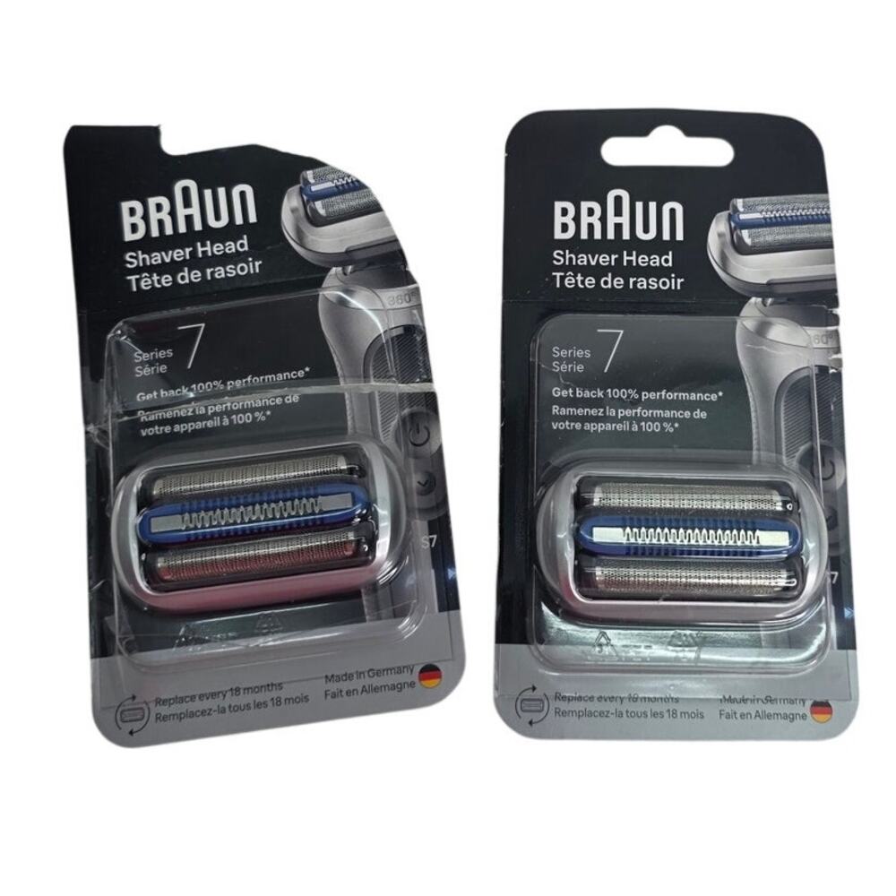 Braun Series 7 74S Electric Shaver Replacement Heads 2Pack Damage package